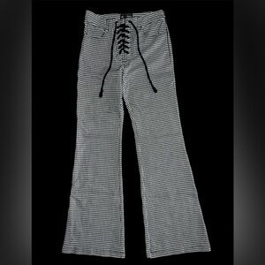Honey Punch Gingham Bootcut Pants NWOT